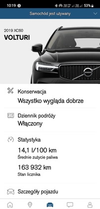 Volvo XC 60 cena 115000 przebieg: 175000, rok produkcji 2018 z Świdwin małe 742